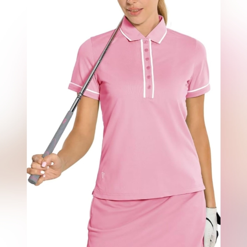 NWT Maelreg Light Pink Performance Top Sz Medium